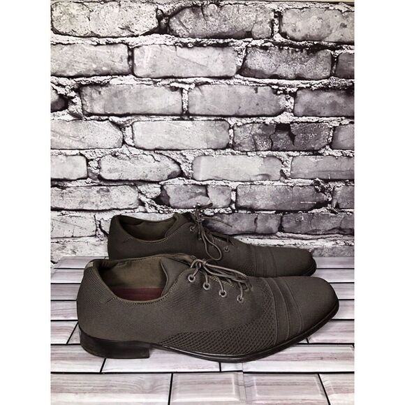 Mark Nason Dress Knit Oxford Gray Taupe Comfort Casual Walk Shoes Women Sz 12M - Picture 7 of 16
